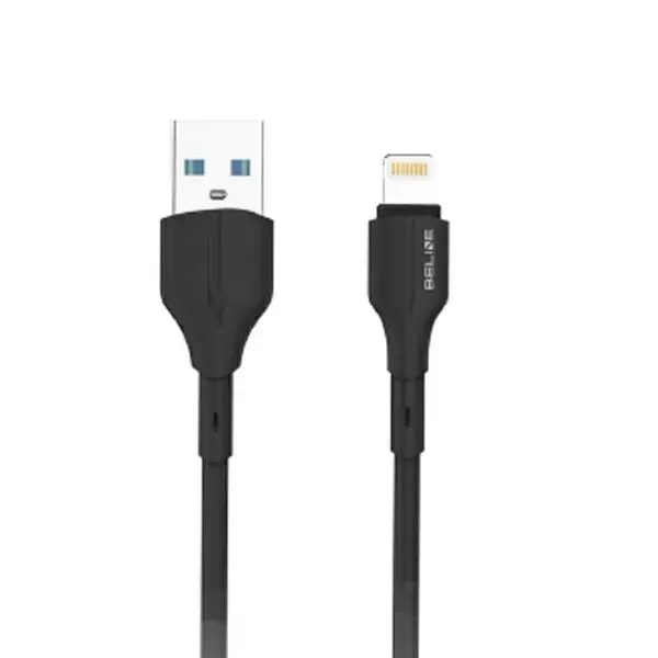 Beline BLNCBL01 data transfer and charging cable | USB-A to Lightning | 25W | 1m | black