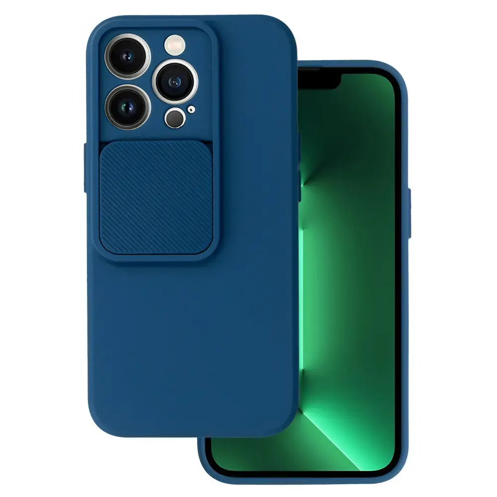 Camshield Soft phone case for iPhone 13 Pro Max navy (with camera lens protection)