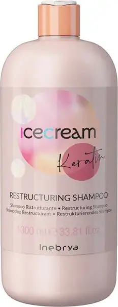 Inebrya Ice Cream Keratin Restructuring Shampoo 1000 ml
