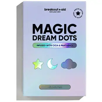 Breakout+aid Magic Dream Dots - Náplasti na lokální ošetření akné 48 ks