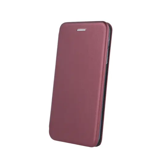 Fusion Diva book case for Samsung A556 Galaxy A55 5G dark red