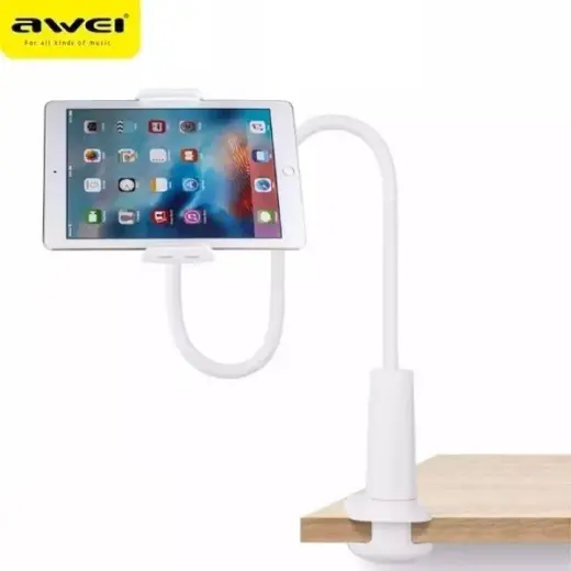 AWEI uchwyt biurkowy X3 4"-10,5" biały |white ilgie rāmji