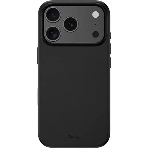 Benks Magnetic Vita Pro Silicone Case (C.K.QY.AP.BK.0072) for Iphone 18 Pro/ 17 Pro black (Camera Control Button)