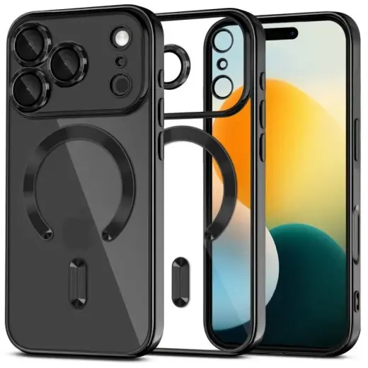 TECH-PROTECT MAGFLEX maciņš ar MagSafe atbalstu telefonam Apple iPhone 17 Pro Max melns