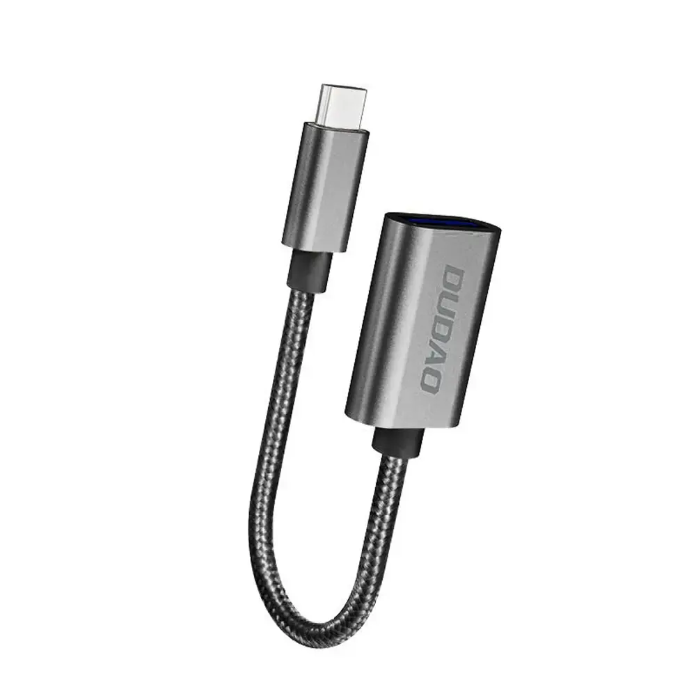 Dudao L15T адаптер | USB-C на USB 2.0 | серый