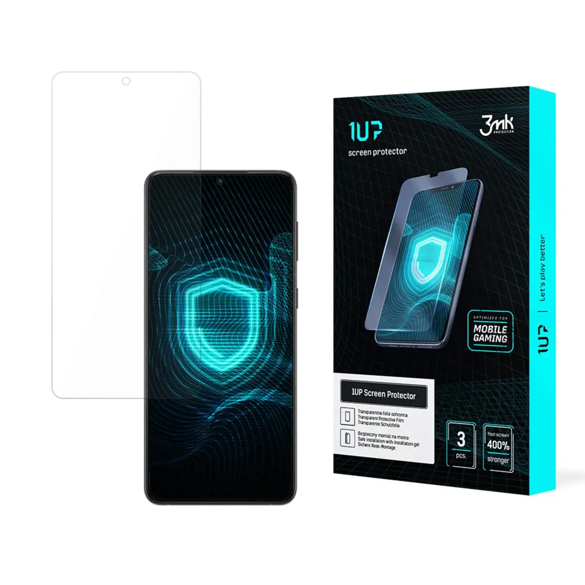 3mk 1UP aizsargplēve telefona ekrānam Samsung Galaxy S24 FE (S721) (3 gab.)