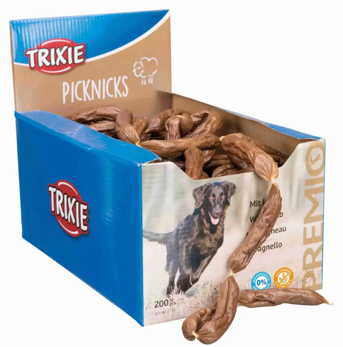 Gardums suņiem : Trixie Premio Picknicks Lamb, 8cm, 8g|200gab.