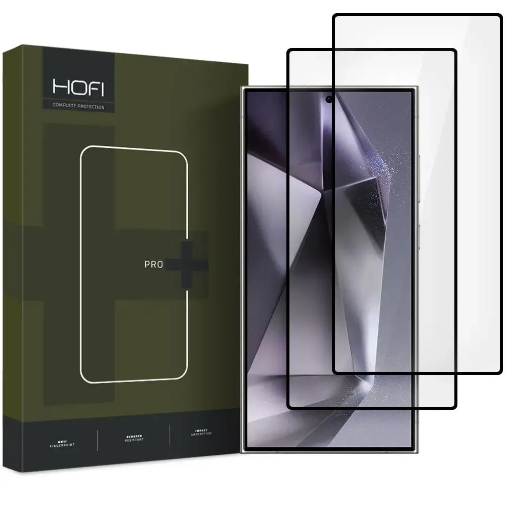 HOFI GLASS PRO+ aizsargstikls telefonam Samsung Galaxy S25 Ultra melns 2 gab.