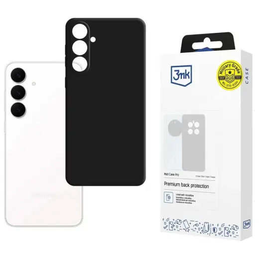 Etui 3MK Matt Case Pro do Samsung Galaxy  S25 FE czarny