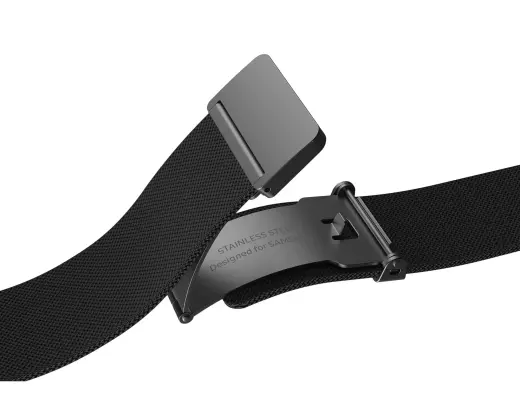 Samsung GP-TYR870SAA viedpulksteņa siksniņa priekš Samsung Galaxy Watch 4 | nerūsējošs tērauds | melna