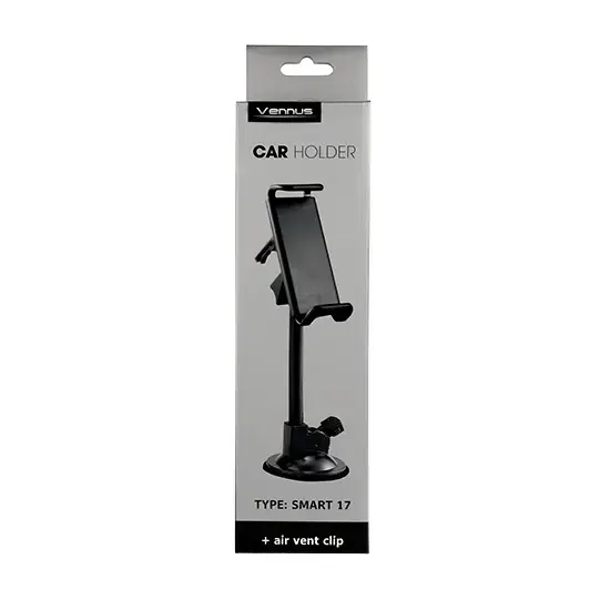 Vennus Smart 17 car phone holder for air vent and windshield