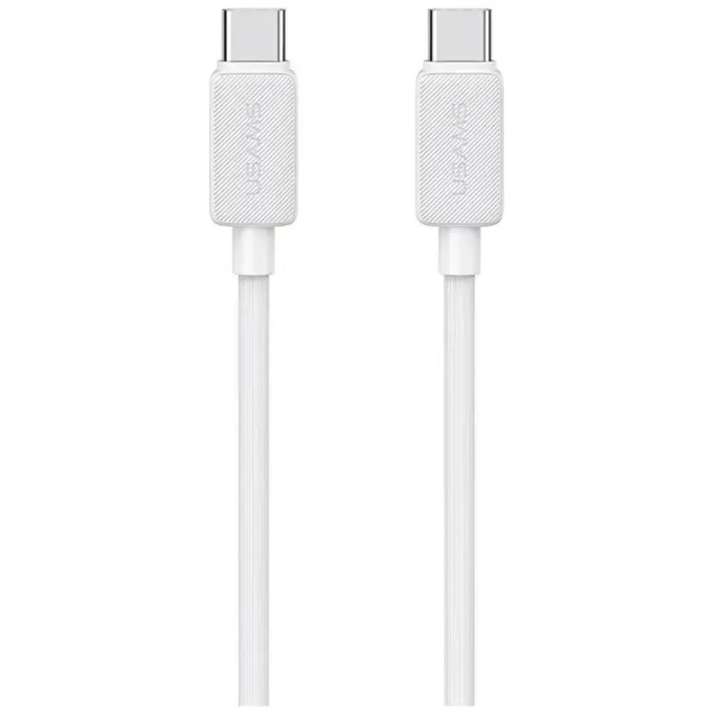 USAMS KY Series US-SJ691 data transfer and charging cable | USB-C to USB-C | 60W | 1m | white