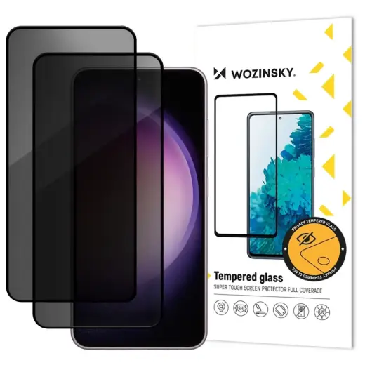 Wozinsky Privacy Glass aizsargstikls telefona ekrānam Galaxy A17 | Galaxy A17 5G (privātuma efekts) (2 gab.)