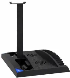 iPega P5013 Charger and Cooling Station for PS5 and PS5 Controller Black