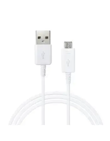 Samsung EP-DG925UWE data transfer and charging cable | USB-A to Micro USB | 1m | white (OEM)