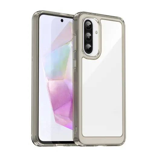 Outer Space telefono dėklas Samsung Galaxy A26 5G (A266) skaidrus juodas
