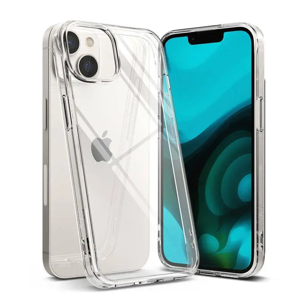 Fusion Ultra 2 mm telefono dėklas iPhone 14 Plus skaidrus