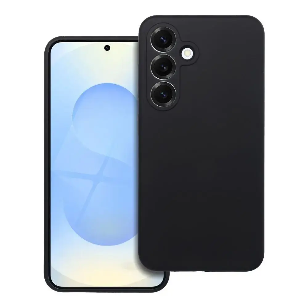 Silicone 2mm telefono dėklas Samsung Galaxy A27 5G (A276) juodas