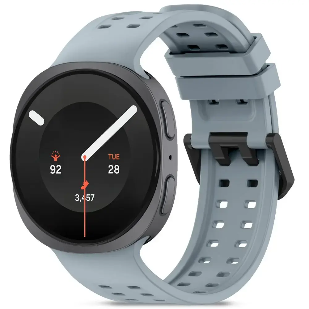 Tech-Protect Silicone Air viedpulksteņa maciņš (apvalks) priekš Samsung Galaxy Watch 8/9/Classic (40/44/46 mm) | pelēks