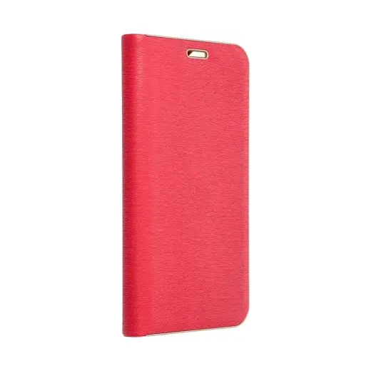 LUNA Book knyginio tipo telefono dėklas Samsung Galaxy S20 FE (G780) | S20 FE (G780) 5G (G781) raudonas