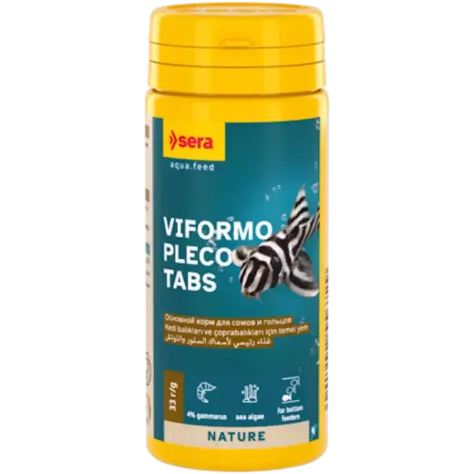 Barība tabletēs samiem - Sera Viformo Pleco Tabs 50 ml (33g)