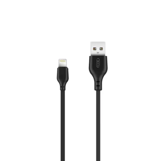 XO NB103 datu pārraides un uzlādes vads | USB-A uz Lightning | 10.5W | 1m | melns