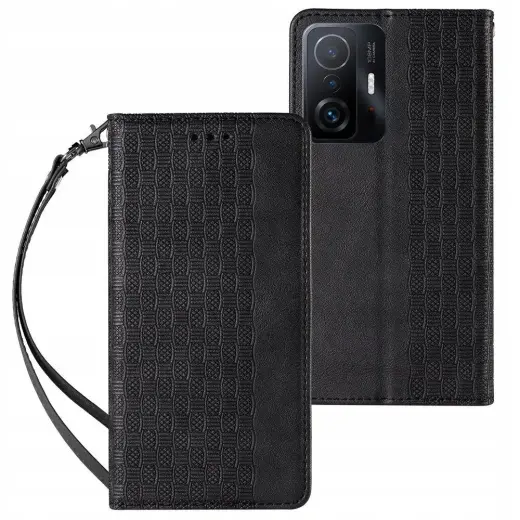 Fusion Magnet Strap telefoni ümbris rihmaga Samsung Galaxy A23 5G (A236) must