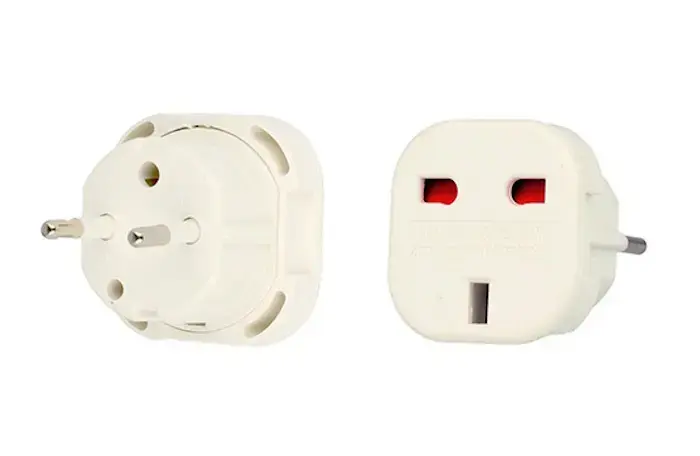 Charger adapter - England-Poland - White