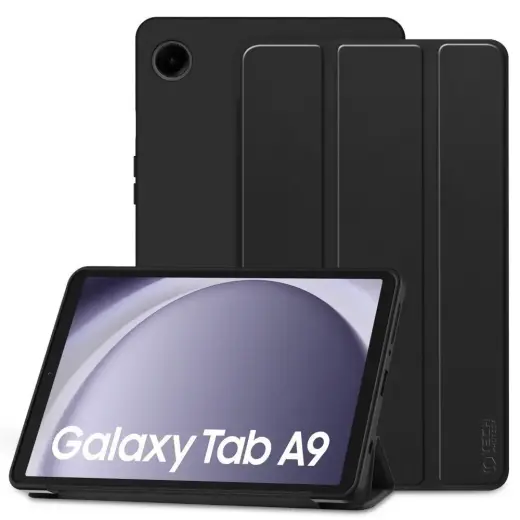 Tech-Protect SmartCase planšetinio kompiuterio dėklas Galaxy Tab A9 juodas