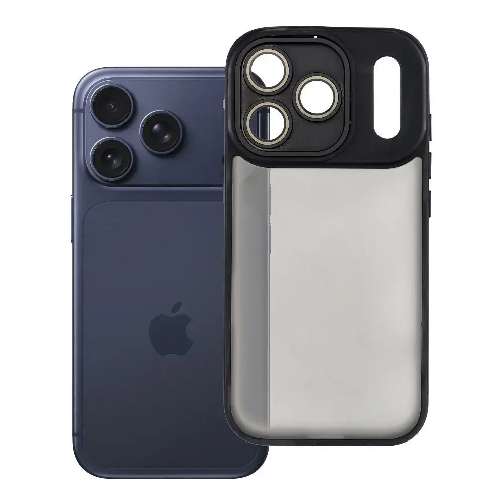 Variete telefono dėklas iPhone 17 Pro | iPhone 18 Pro juodas