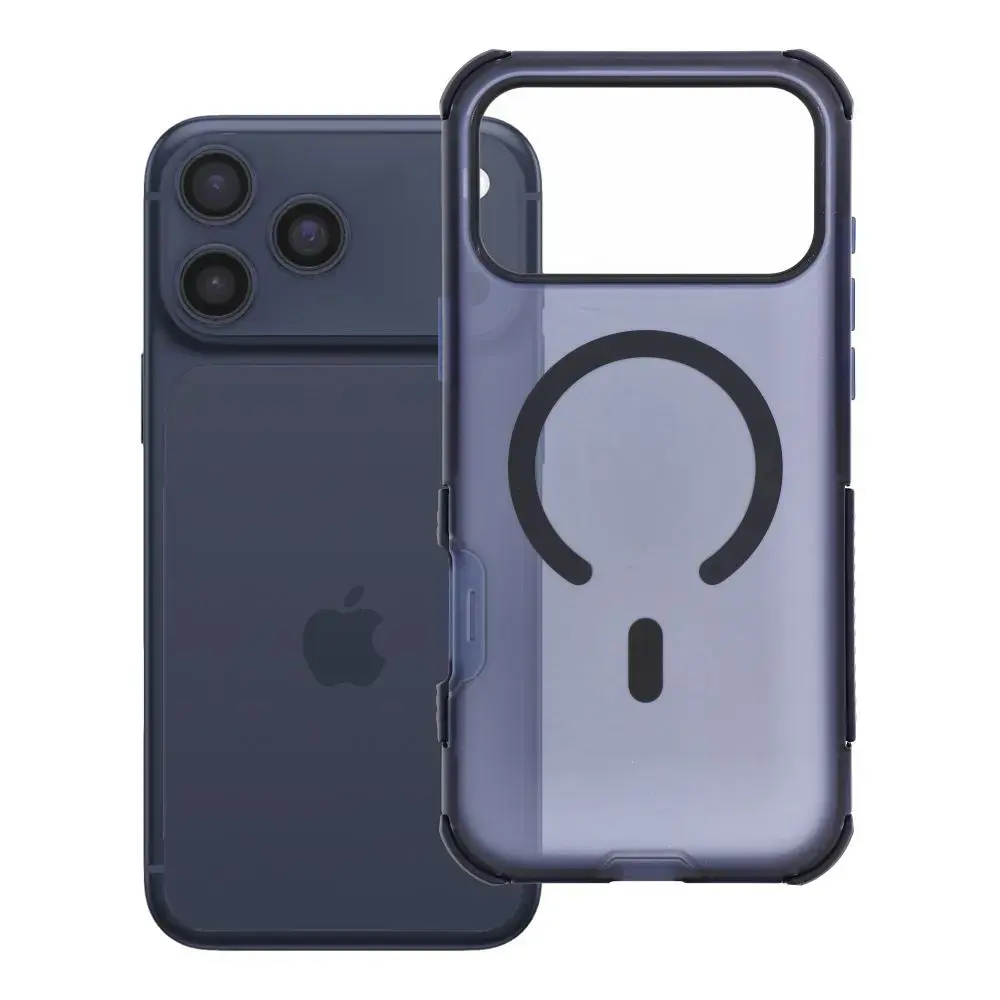 Forcell F-Protect BumperX Premium maciņš ar MagSafe atbalstu telefonam iPhone 18 Pro Max | iPhone 17 Pro Max tumši zils