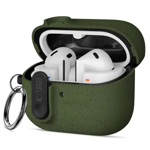 TECH-PROTECT SLIM HOOK SAMSUNG GALAXY BUDS 3 / 3 FE / 3 PRO OLIVE GREEN