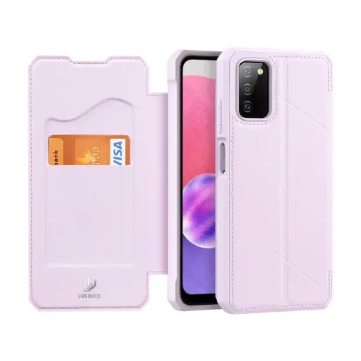 Dux Ducis Skin X raamatutüüpi telefoni ümbris Samsung Galaxy A03s (A037) roosa