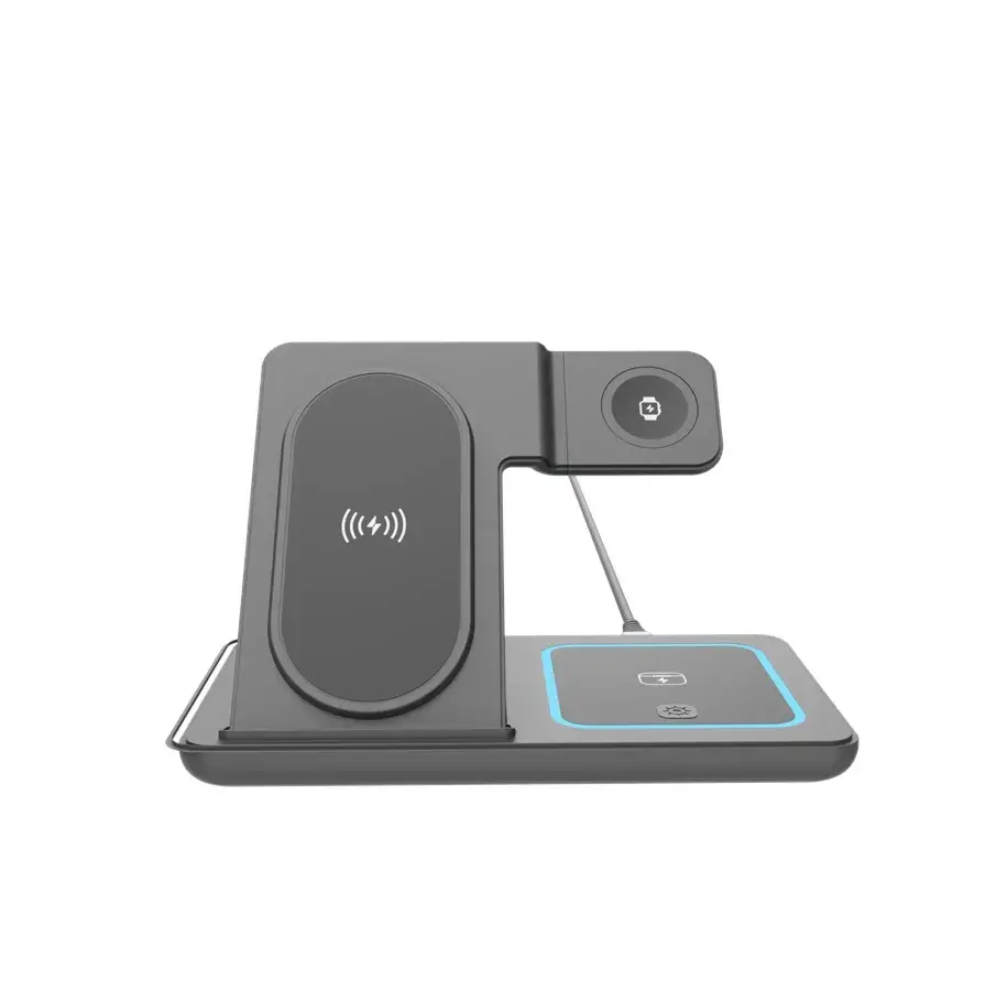 Gembird 3-in-1 bezvadu lādētājs | Qi | 20.5W