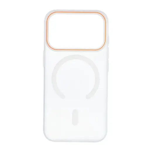 Go Orange чехол с поддержкой MagSafe для телефона iPhone 17 Pro | iPhone 18 Pro прозрачный