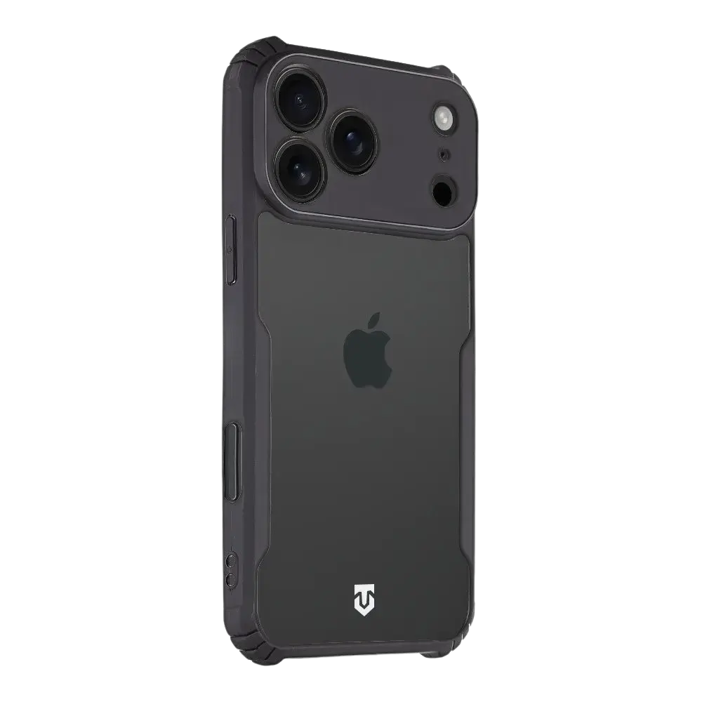 Tactical Quantum Stealth Cover for Apple iPhone 18 Pro Max Clear/Black