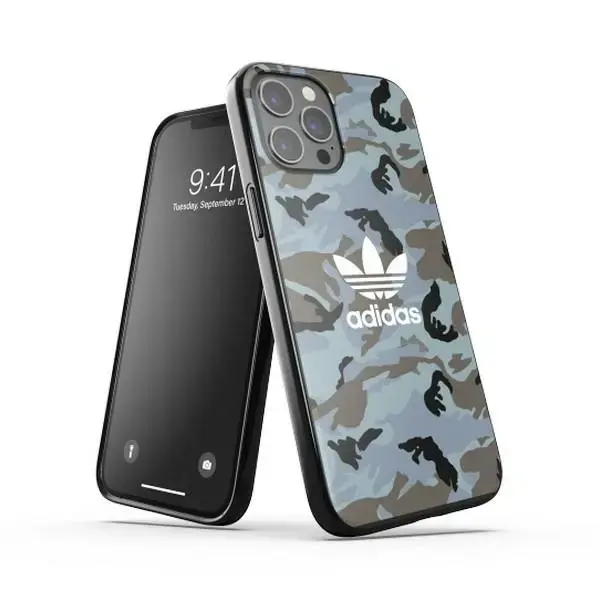 Adidas OR SnapCase Camo telefoni ümbris iPhone 12 Pro Max sinine must