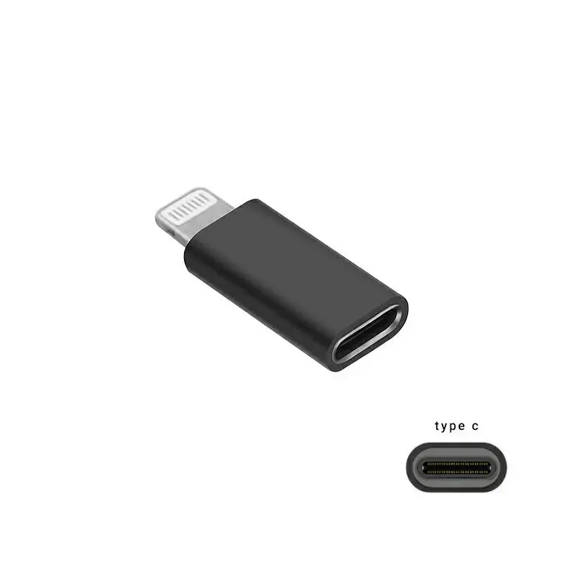 Fusion Accessories adapteris | USB-C uz Lightning | melns