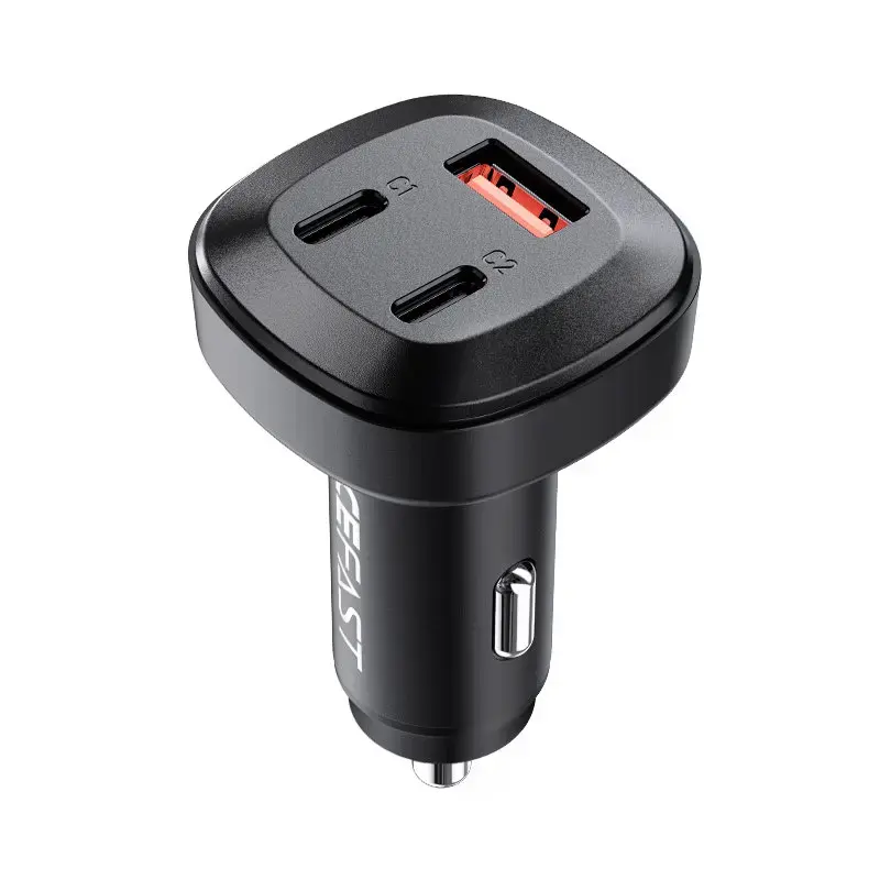 Acefast B3 car charger | 66W | PD, QC, PPS | USB-C, USB-A | black
