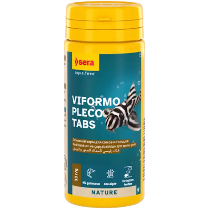 Barība tabletēs samiem - Sera Viformo Pleco Tabs 50 ml (33g)