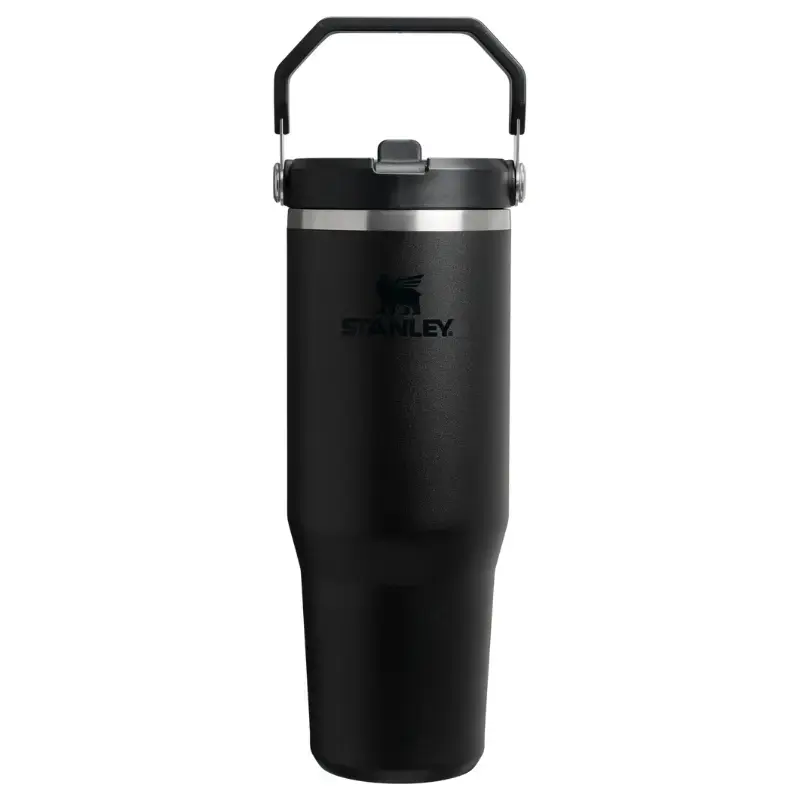 Thermo mug with straw The IceFlow Flip Straw 2.0 Tumbler 0.89L black 2.0
