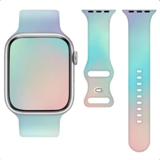 Telcon nutikella rihm Apple Watch (42/44/45/49 mm) jaoks | silikoonist | roheline