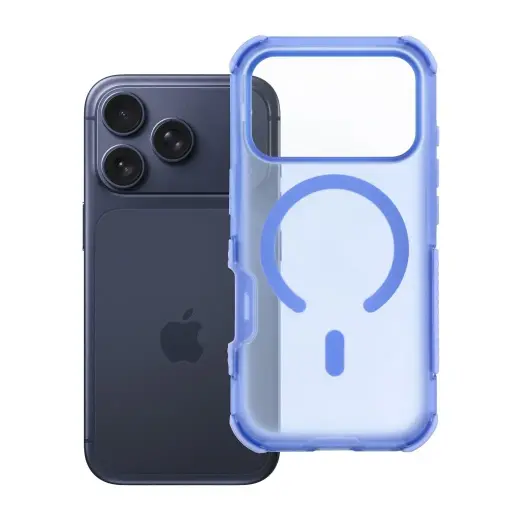 Forcell F-Protect BumperX Premium maciņš ar MagSafe atbalstu telefonam iPhone 18 Pro | iPhone 17 Pro zils