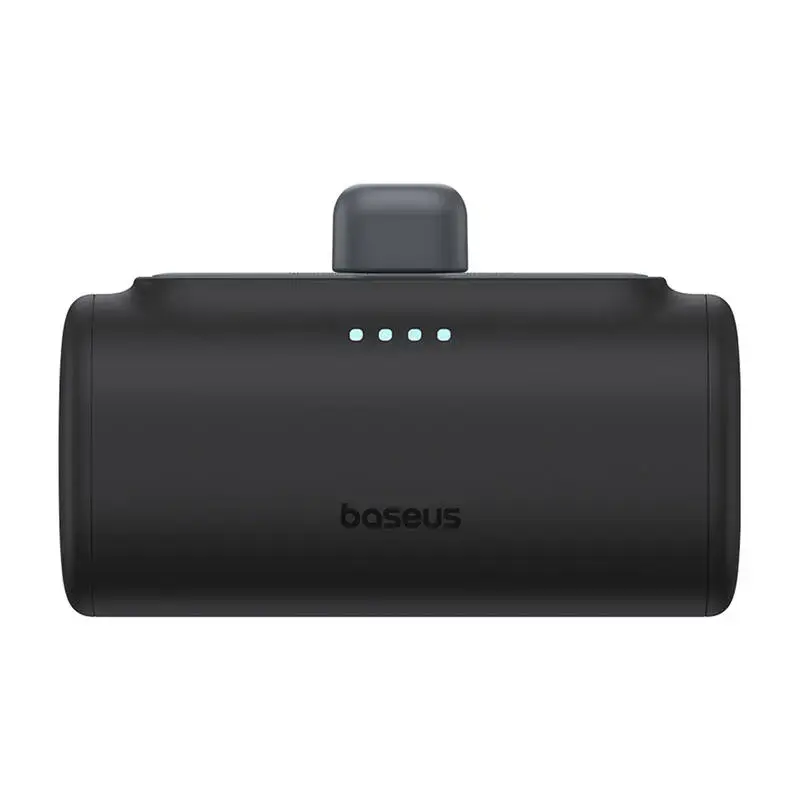 Baseus Compact IP ārējais akumulators (powerbank) | 5000 mAh | 20W | USB-C, Lightning | melns