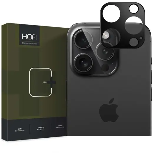 HOFI ALUCAM PRO+ KAMERAS VĀCIŅŠ IPHONE 16 PRO | 16 PRO MAX MELNS