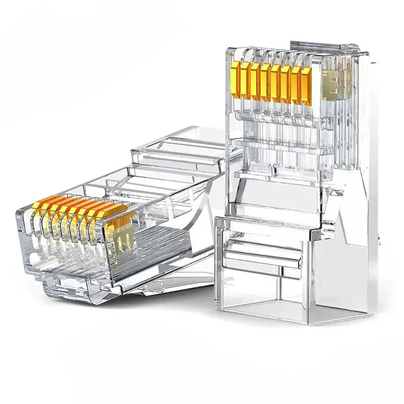 Ugreen 50961 RJ45 spraudnis | Cat6 | caurspīdīgs | 10 gab. komplekts