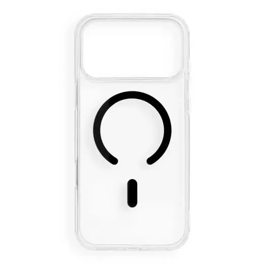 Drop Glue Colorful Ring чехол с поддержкой MagSafe для телефона iPhone 17 Pro Max | iPhone 18 Pro Max чёрный