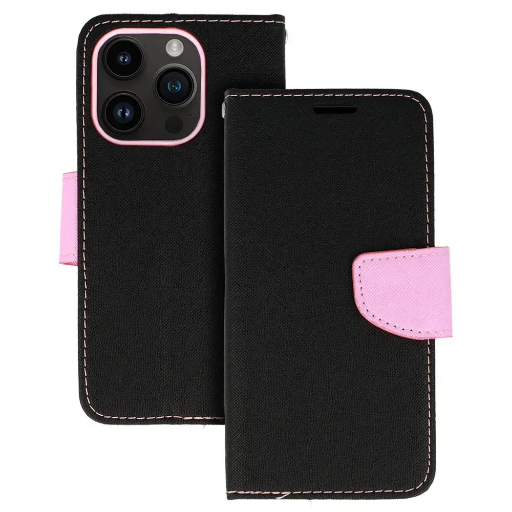 Fancy Case for Samsung Galaxy S21 Ultra black-pink