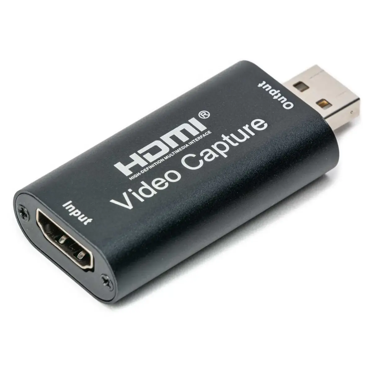 Fusion video signāla pārveidotājs no HDMI uz USB (attēlu uzņemšana) melns