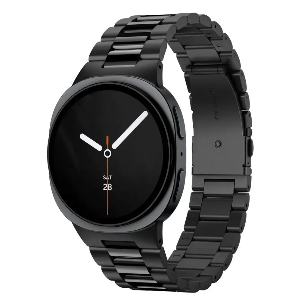 Spigen Modern Fit 316L ремешок для умных часов Galaxy Watch 8/9/Classic (40/44/46 mm) | из нержавеющей стали | чёрный